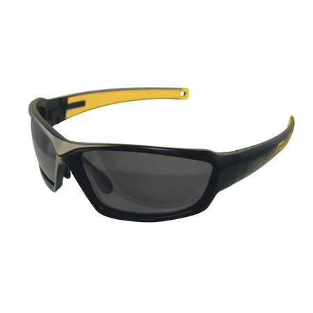 SITEPRO RS21 Custom-Fit Black Safety Eyewear W/ Non-Polarized Smoke Lens 24-RS21B